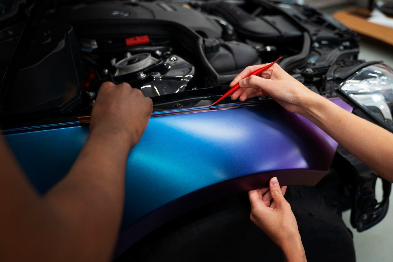 Vinyl color wrap - CleaningArt