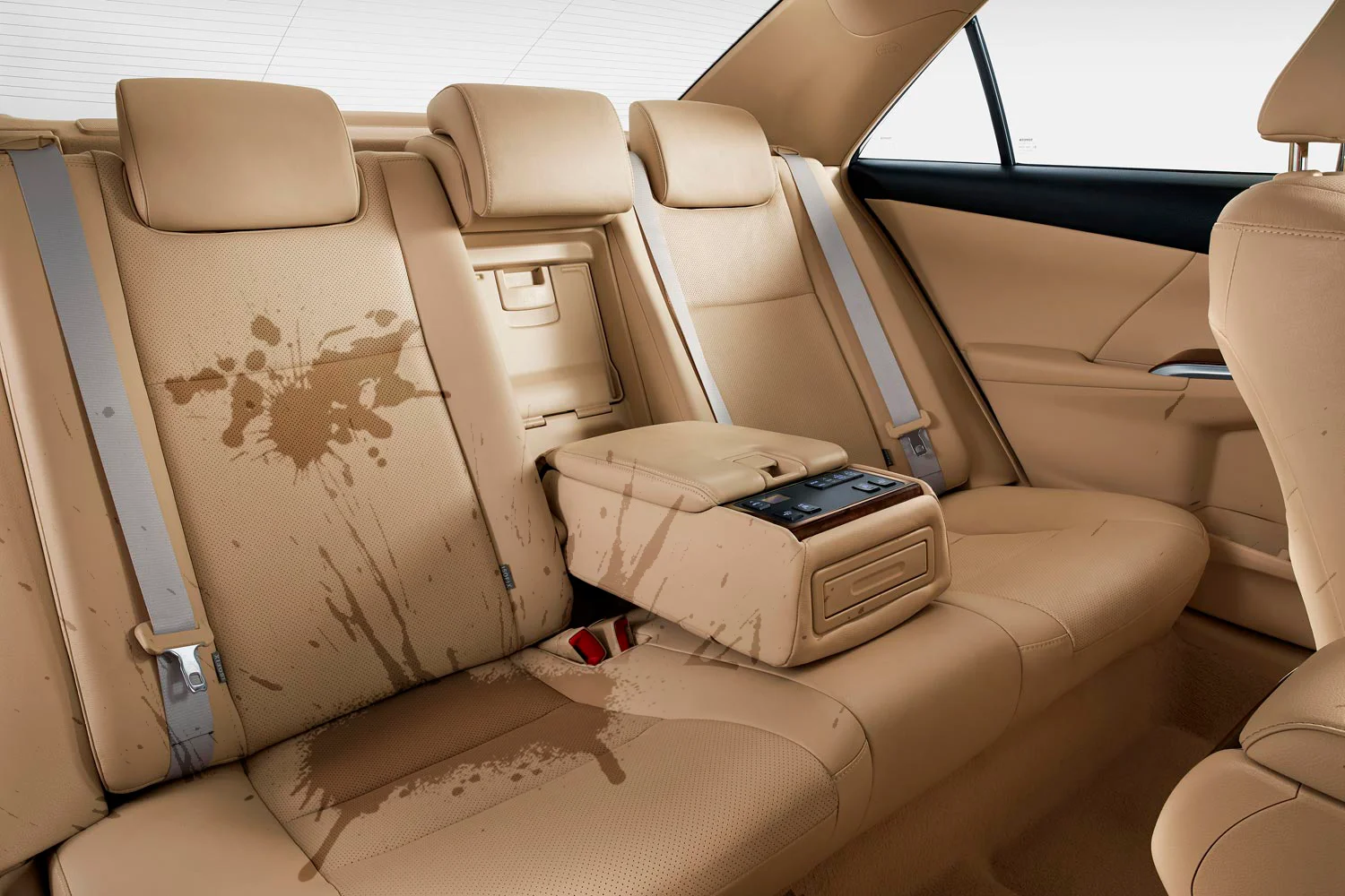Interior detailing before - CleaningArt